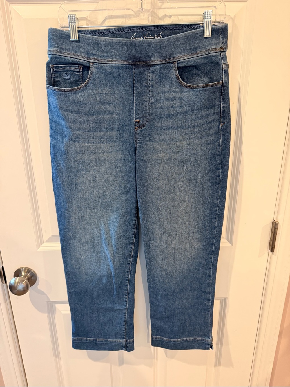 Gloria Vanderbilt All Around Slimming Effect Amanda Women's Capri Jeans Size 6